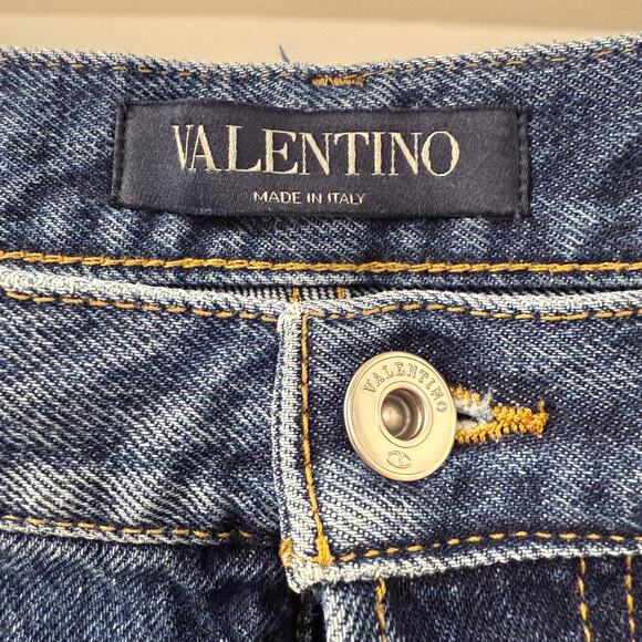 Rare Big V Logo Valentino Denim Jeans | 32 - Picture 2 of 9